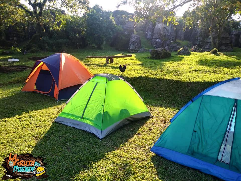 Camp La Gruta Del Duende Hotel Cuetzalán del Progreso Екстериор снимка